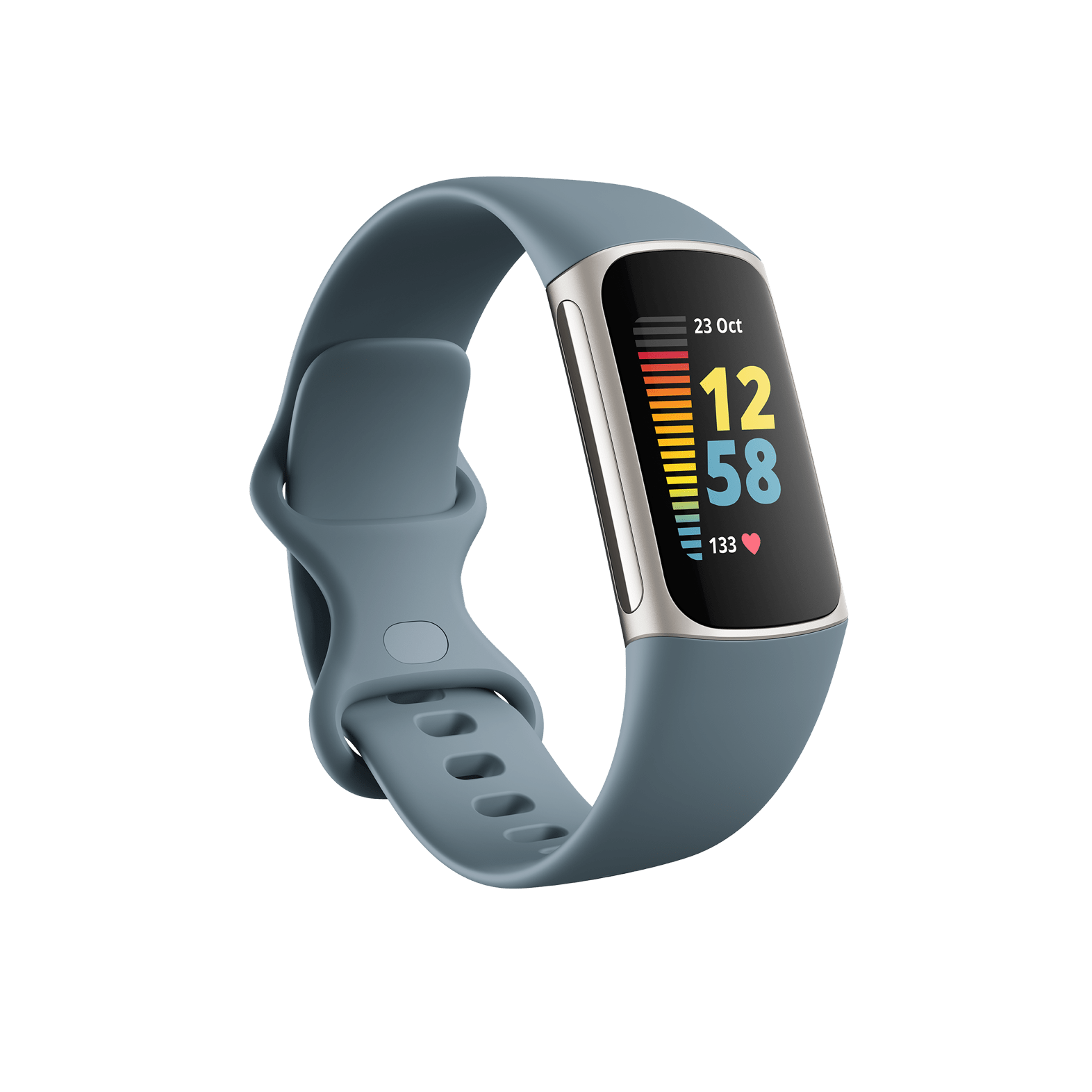 Fitbit Charge 5™ (Steel Blue/Platinum Stainless Steel)