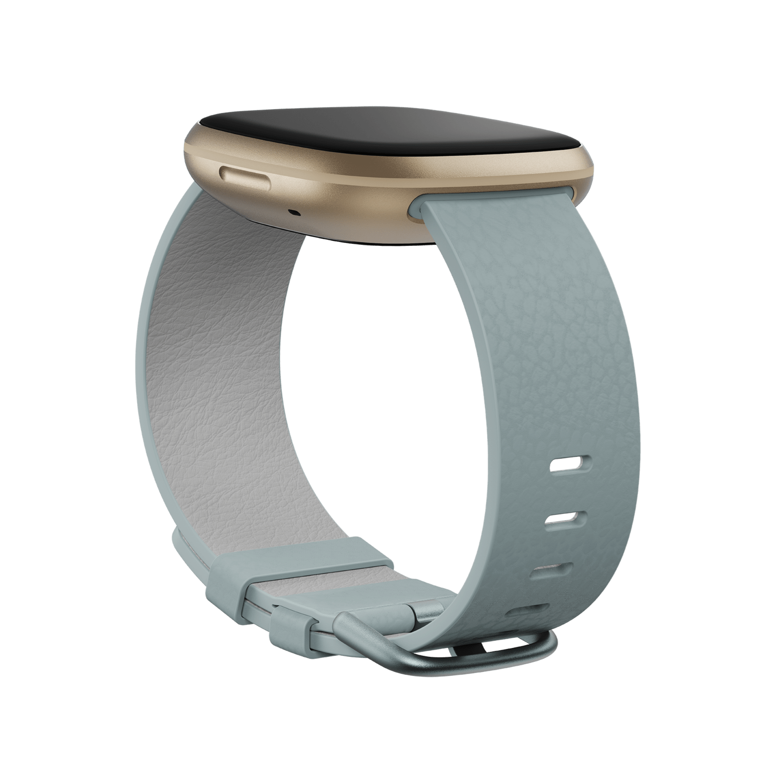Vegan Leather Band for Fitbit 24mm Attach (Seaglass) - Large